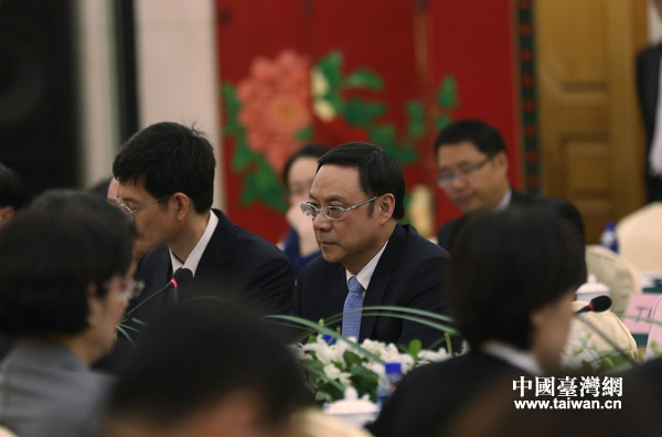 海協會常務副會長,經合會大陸方面召集人鄭立中發表講話